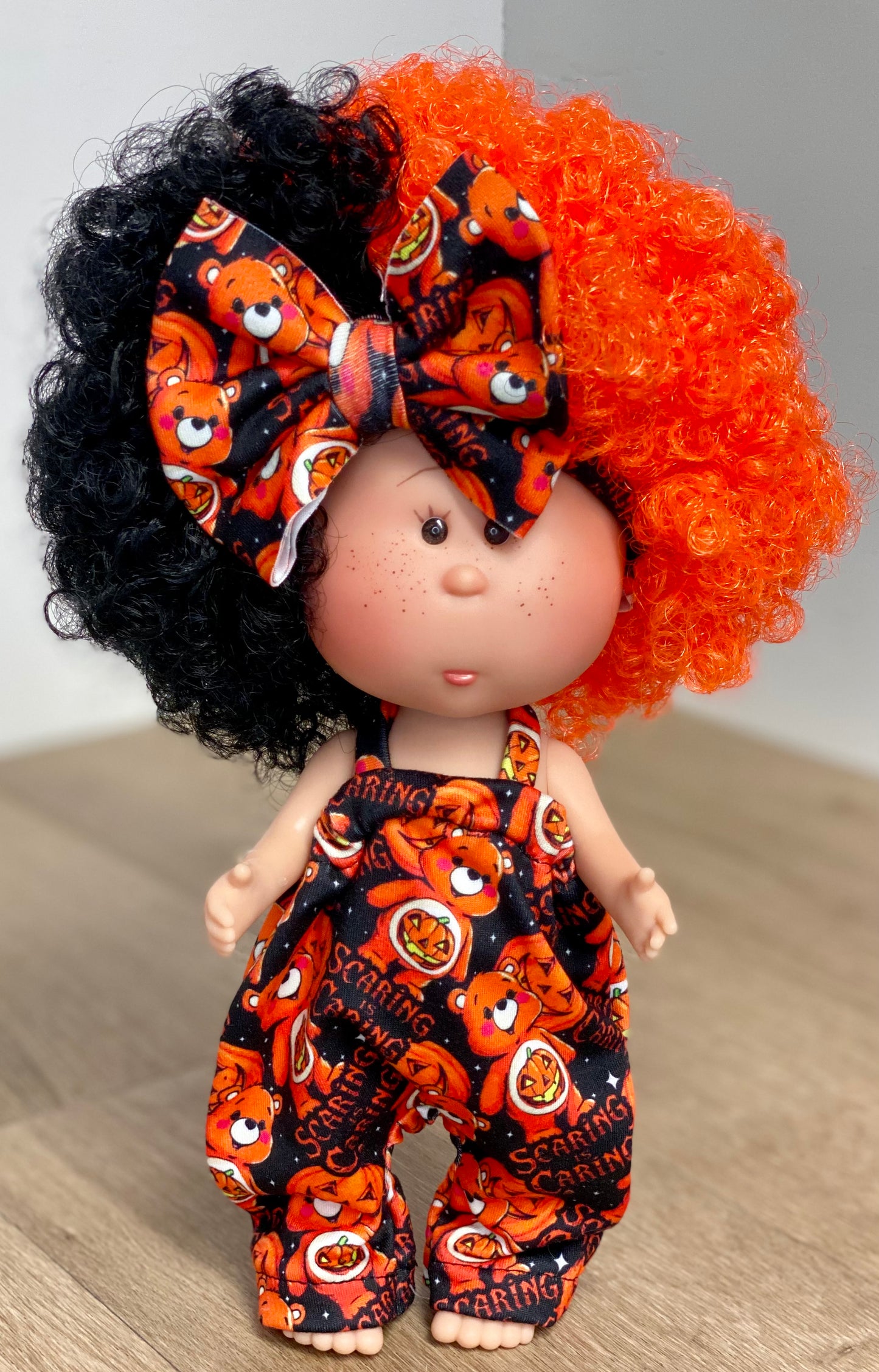 Mia Scaring is Caring Halter Romper And Bow Headwrap