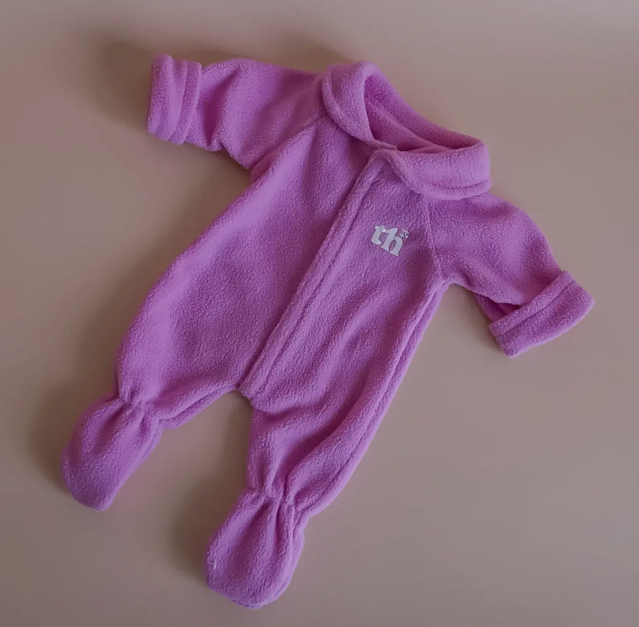 Tiny Harlow Doll Onesie - Dark Pink