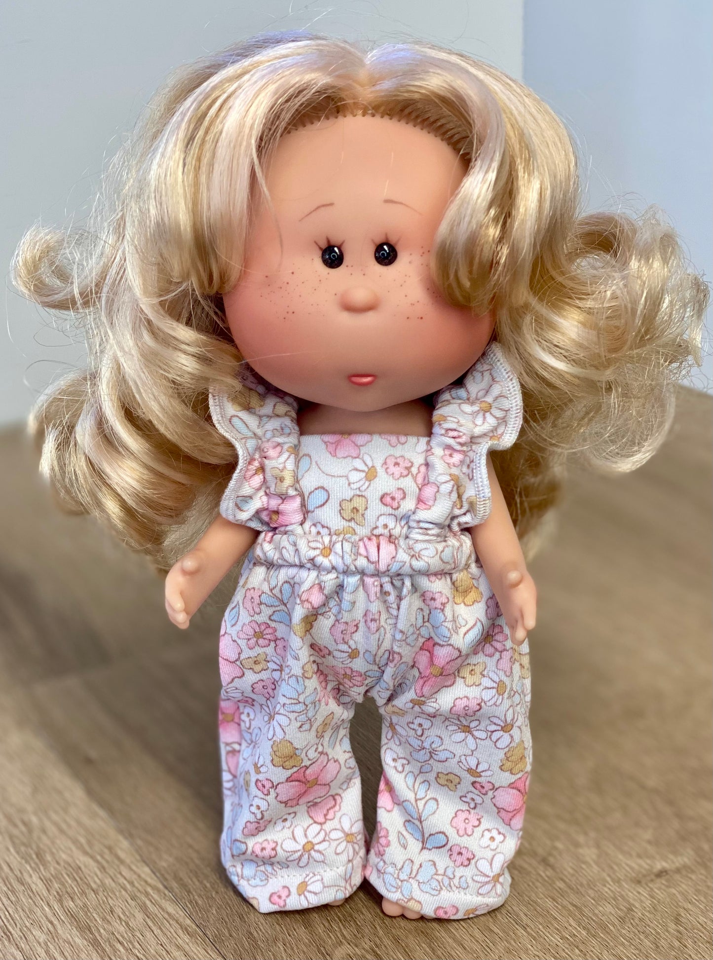 Mia Floral Ruffle Strap Romper