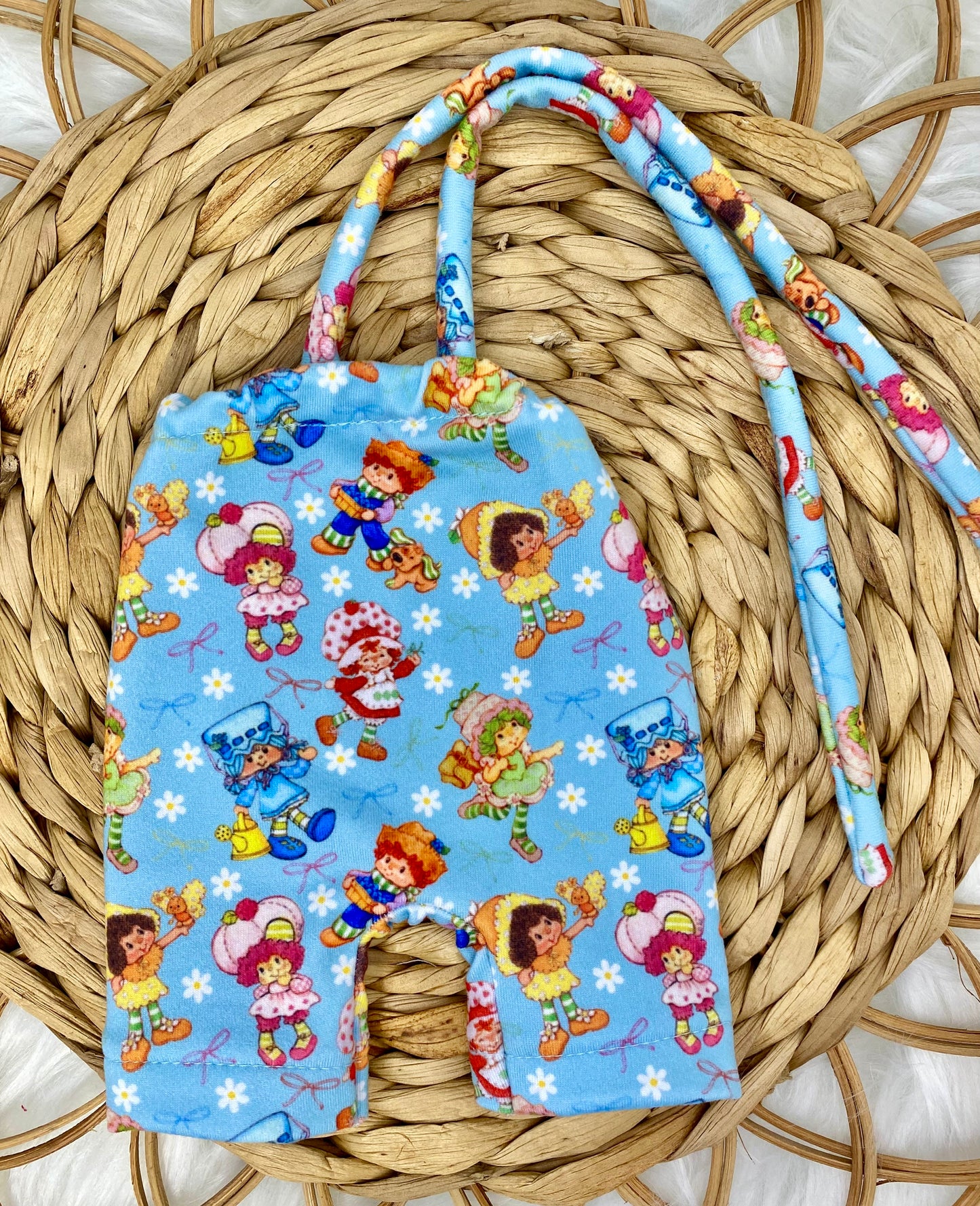 Mia Blue Daisy SS Friends Halter Romper Romper And Tie On Headband