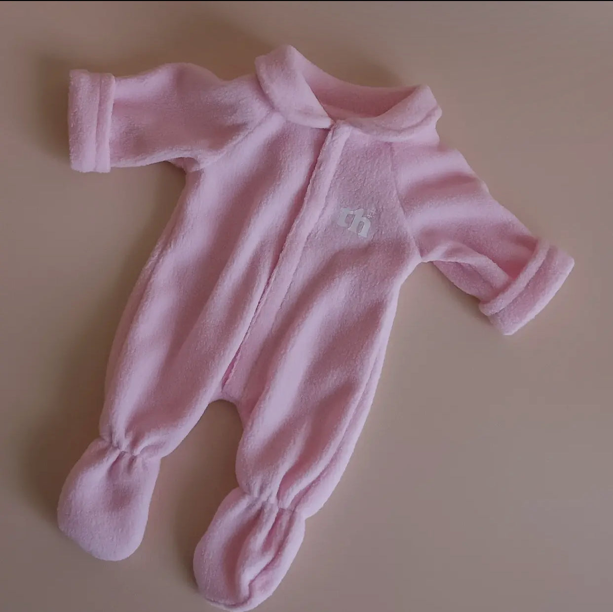 Tiny Harlow Doll Onesie - Baby Pink