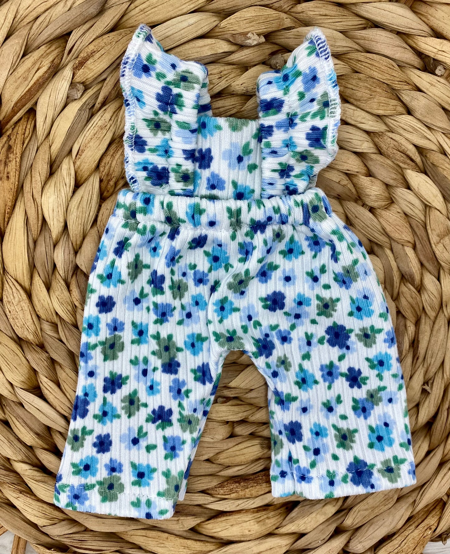 Mia Floral Ruffle Strap Romper