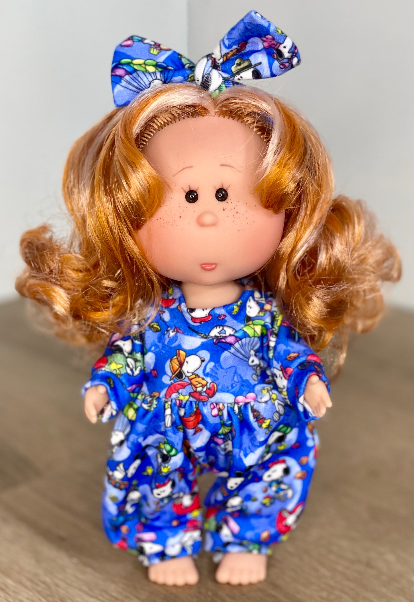 Mia Beagle Long Sleeve Bubble Romper and Tie On Headband