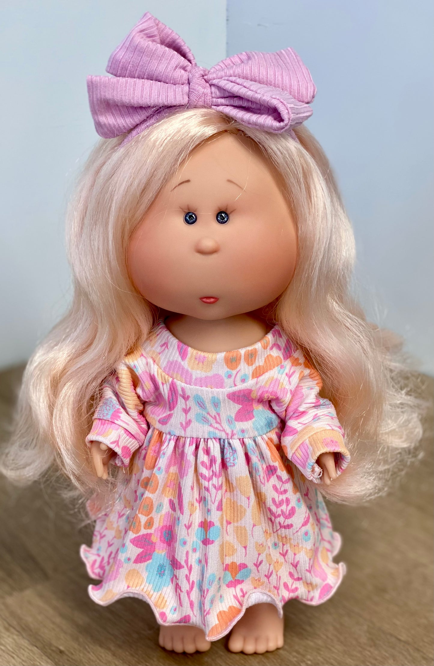 Mia Floral Dress and Bow Headband