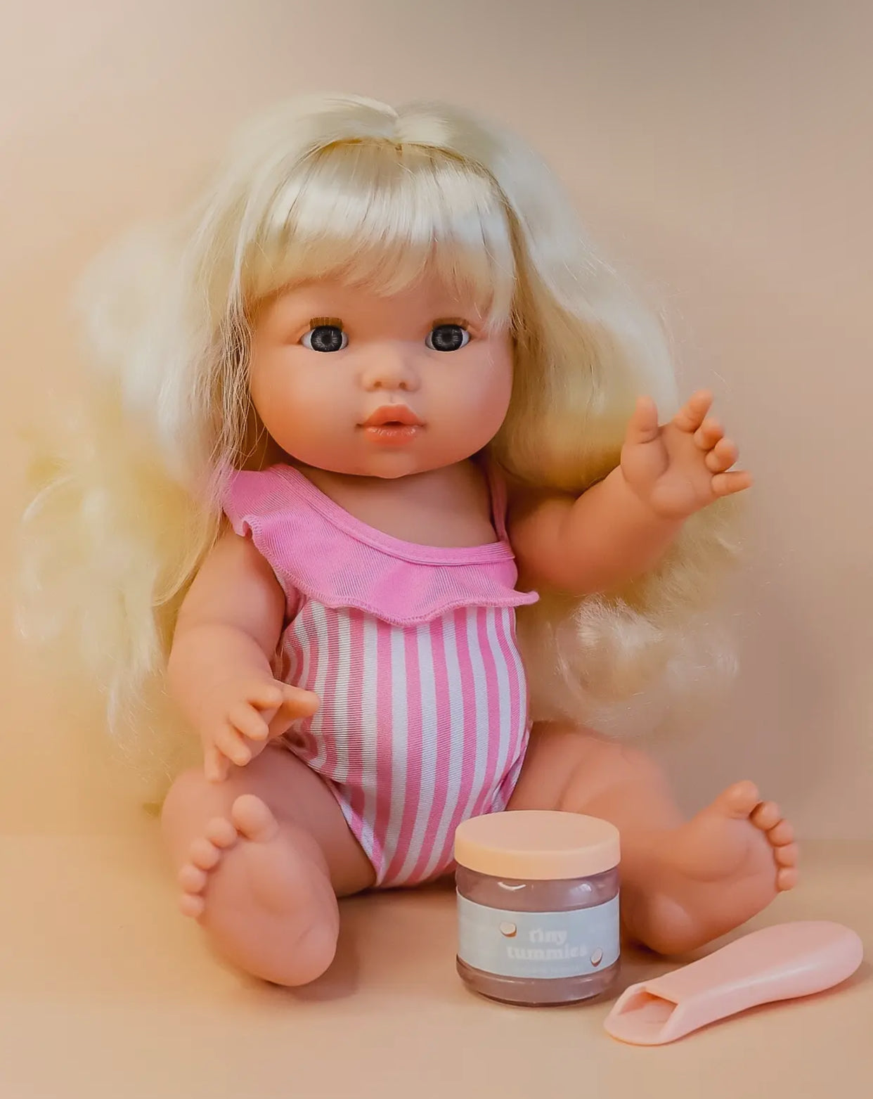 Tiny Harlow Tiny Tummies - Coconut Yogurt Food Jar and Spoon Set