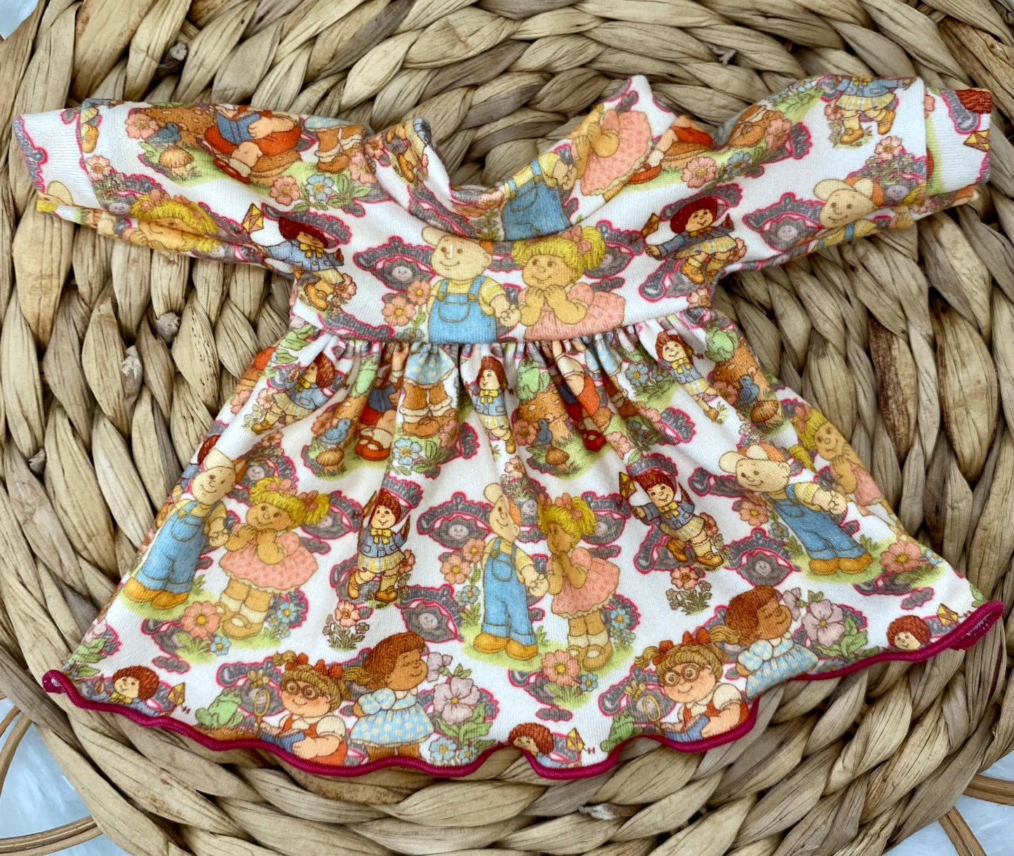 Mia Vintage CPK Long Sleeve Bubble Dress and Tie On Headband