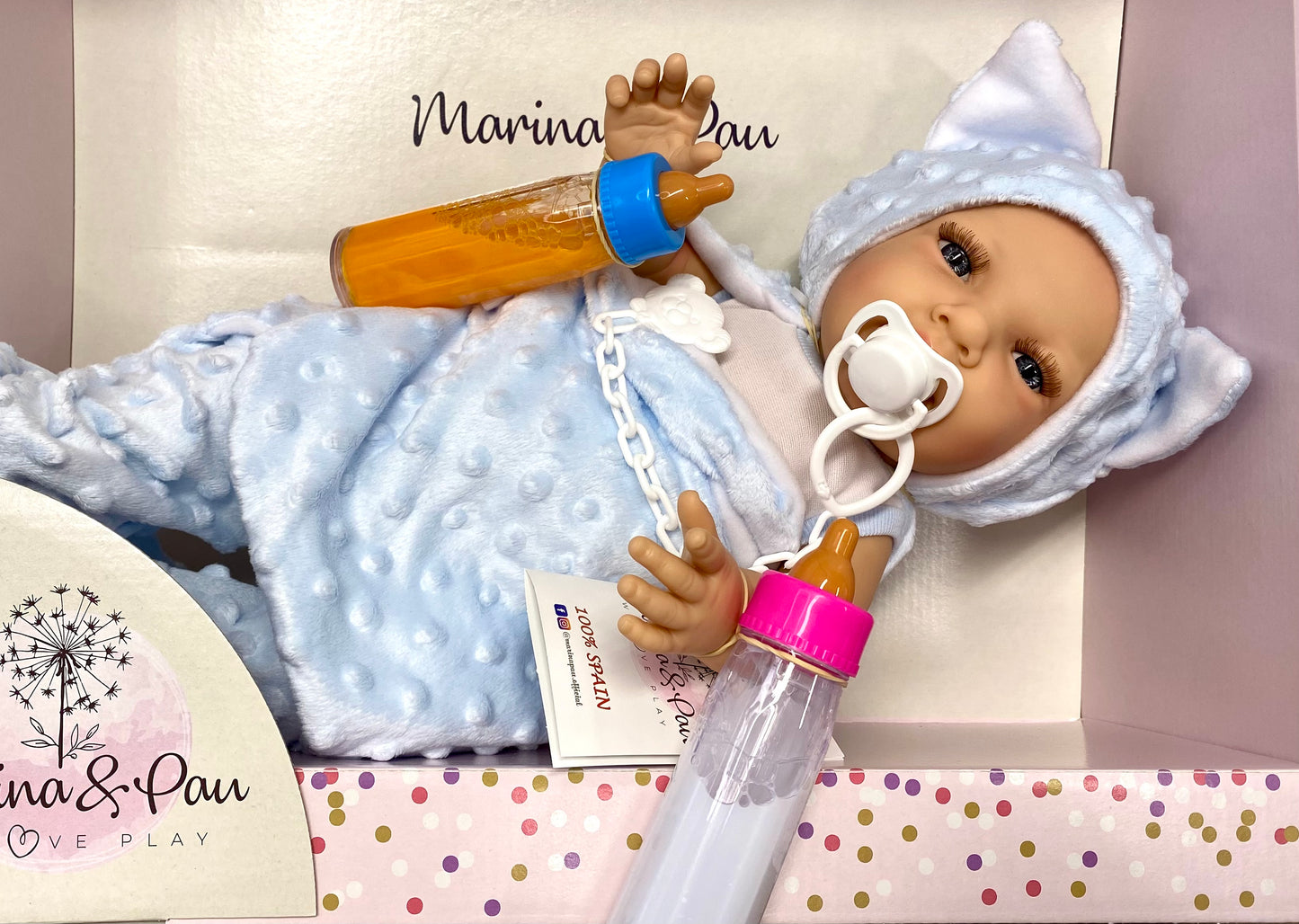 Bath Time Newborn Doll