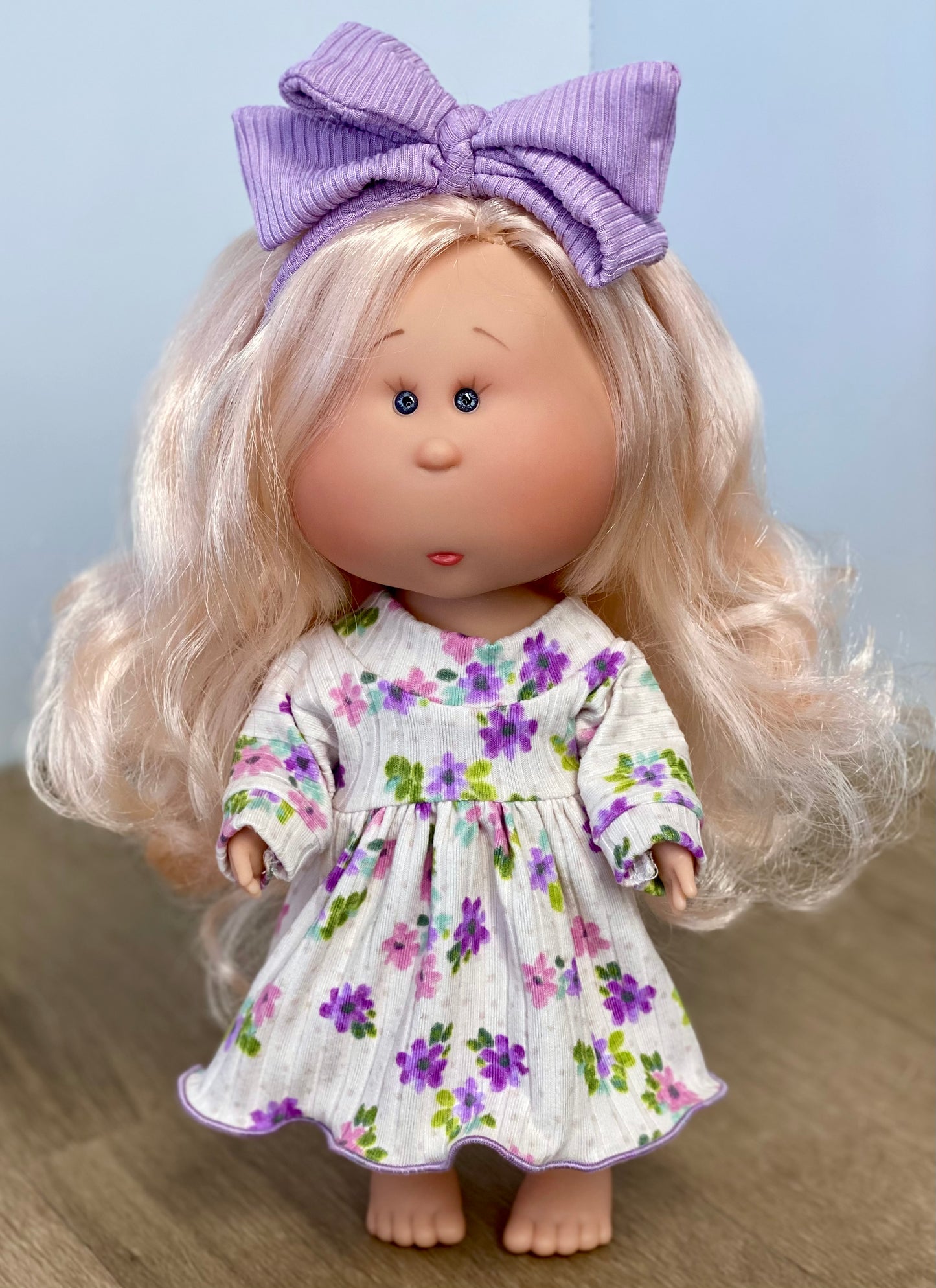 Mia Floral Dress and Bow Headband