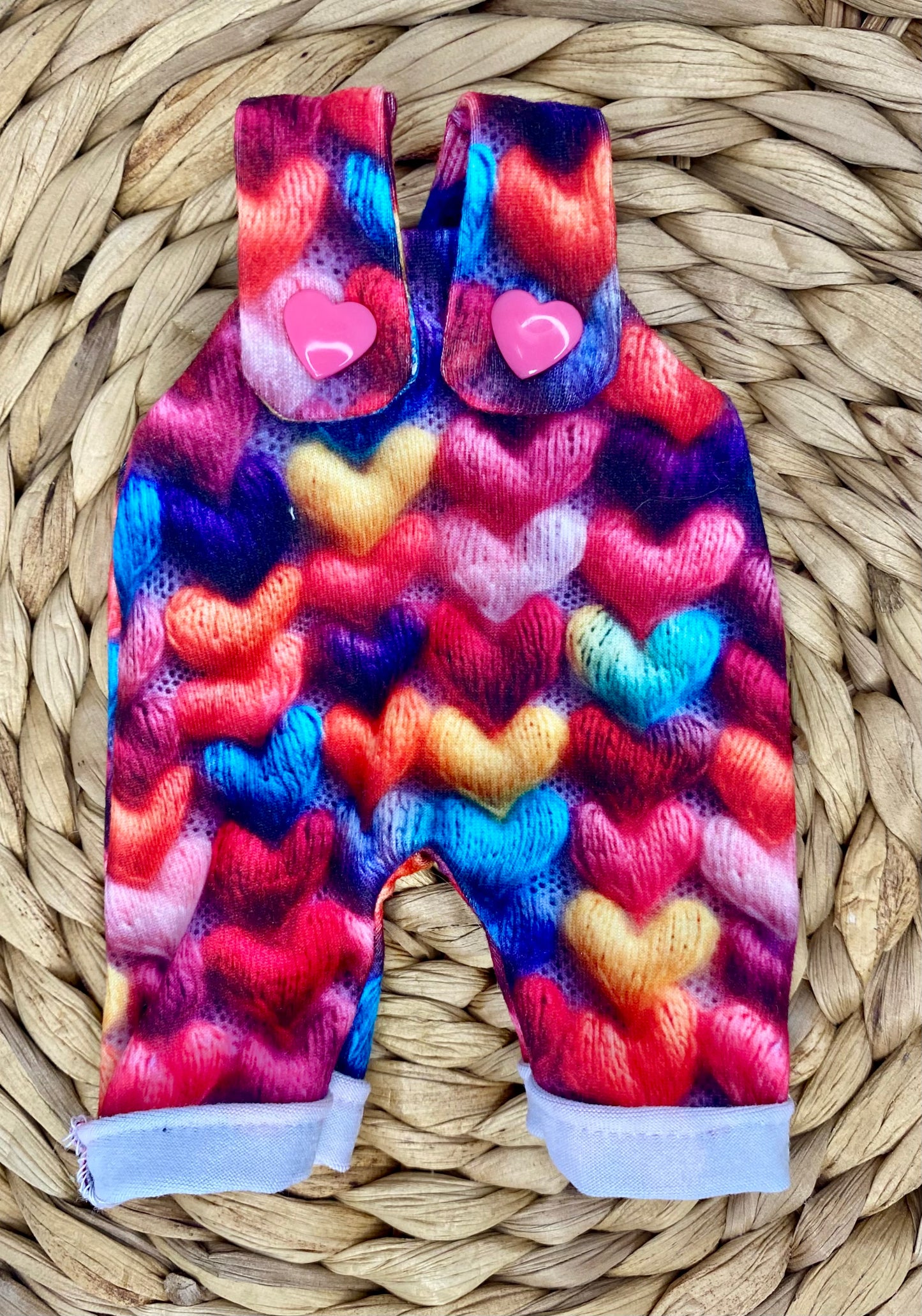 Mia 3D Hearts Overalls