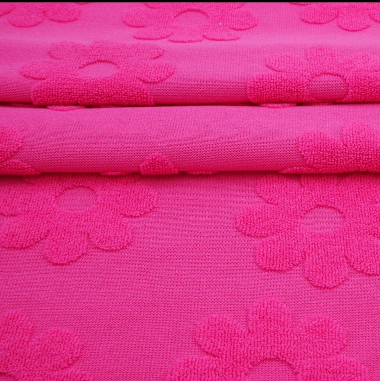 13” Retro Flower Footed Terry Pajamas