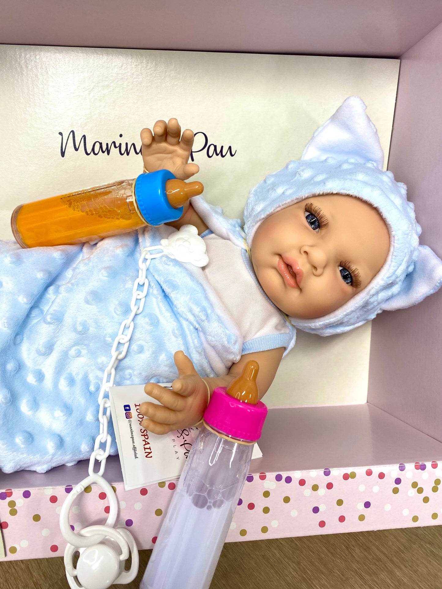 Bath Time Newborn Doll