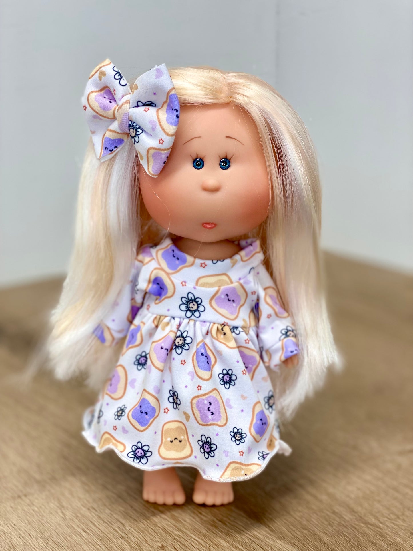 Mia PB&J Dress and 2” Bow Clip