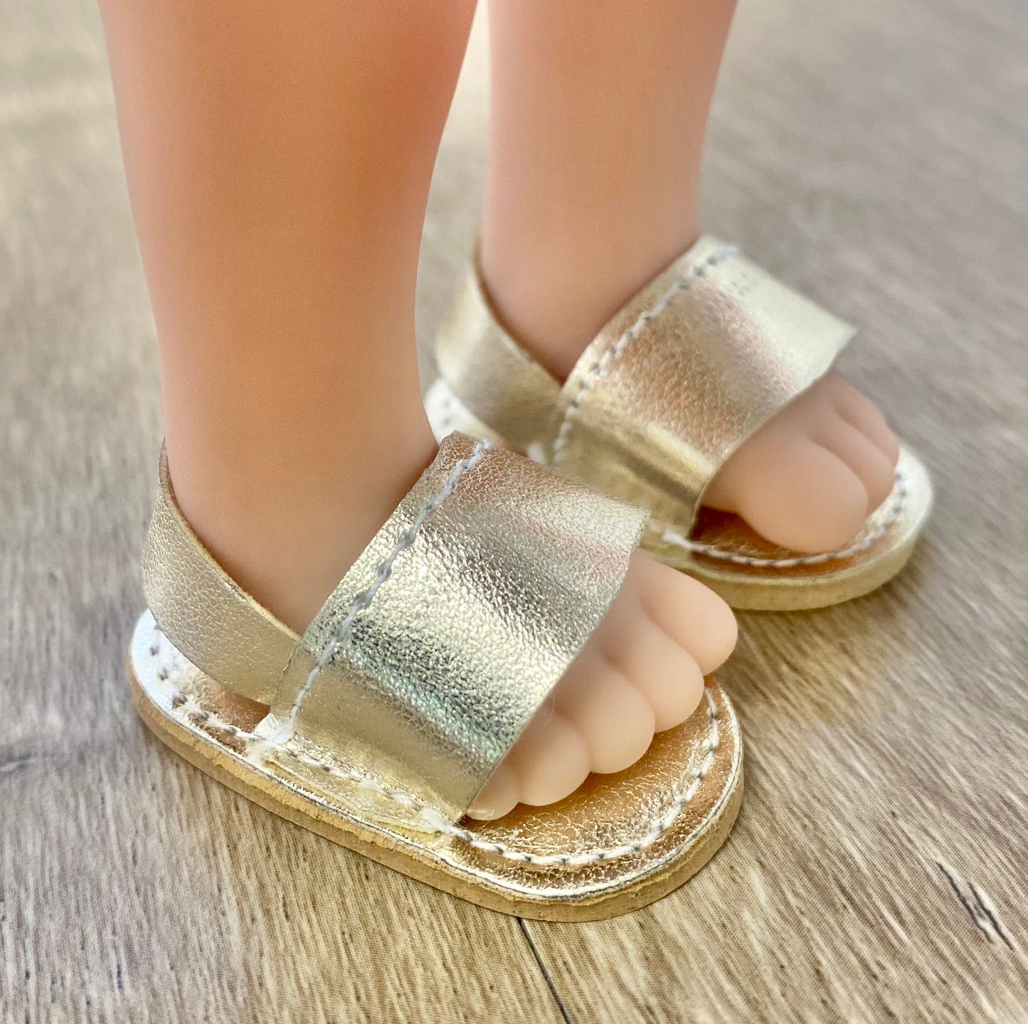 Mini Mia Gold Sandals