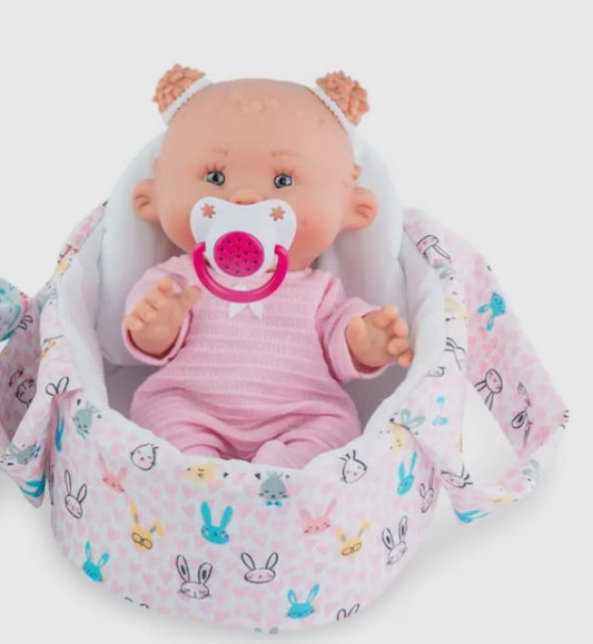 Nenote Doll in Carrier