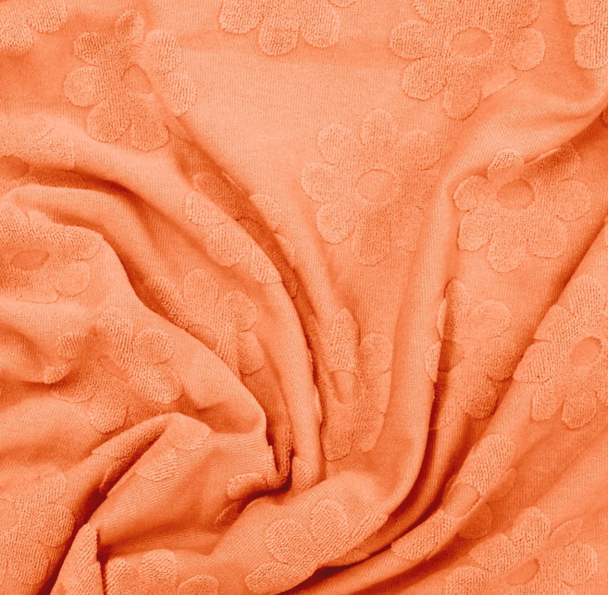 13” Retro Flower Footed Terry Pajamas