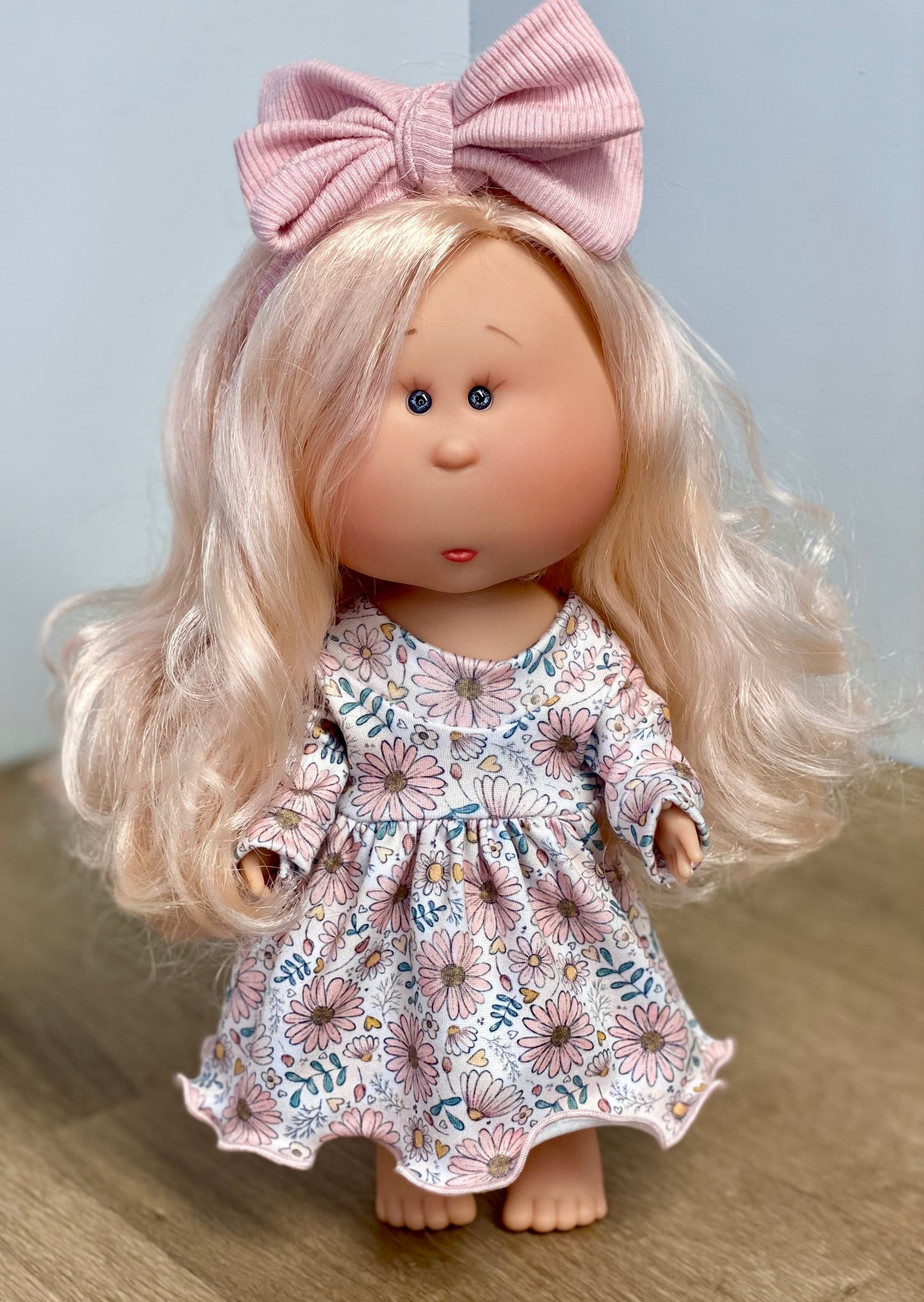 Mia Floral Dress and Bow Headband