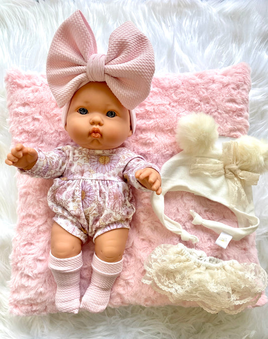 Betty Dolce Doll in Floral Romper Outfit