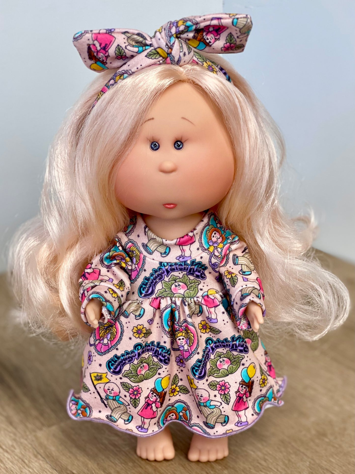 Mia CPK Long Sleeve Dress and Tie On Headband