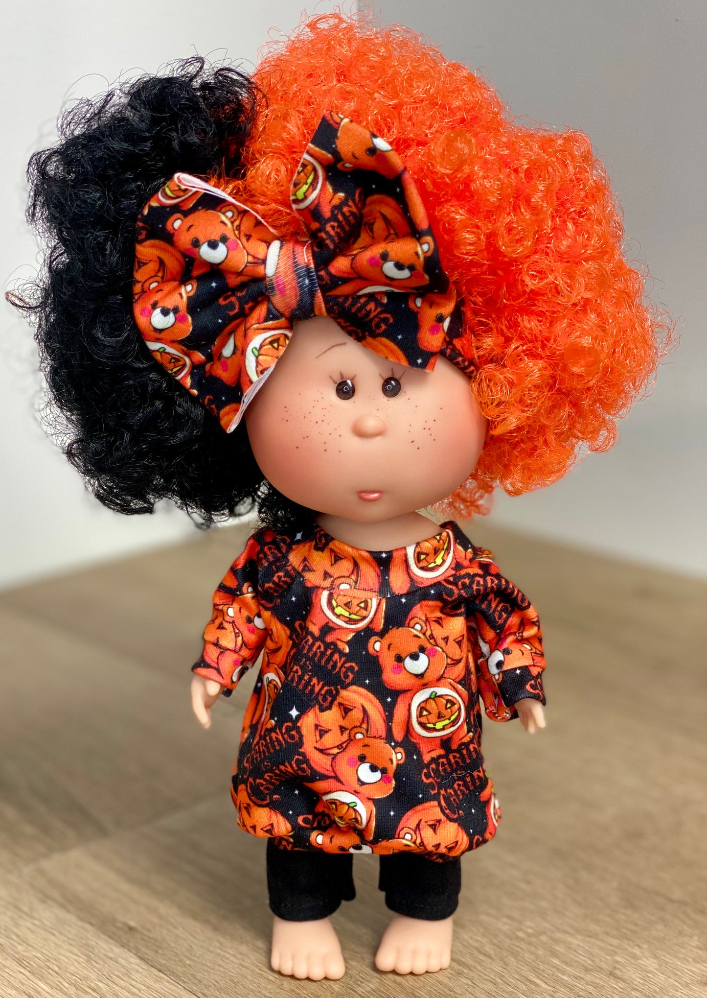 Mia Scaring Is Caring T-Shirt Dress Leggings and Bow Headwrap