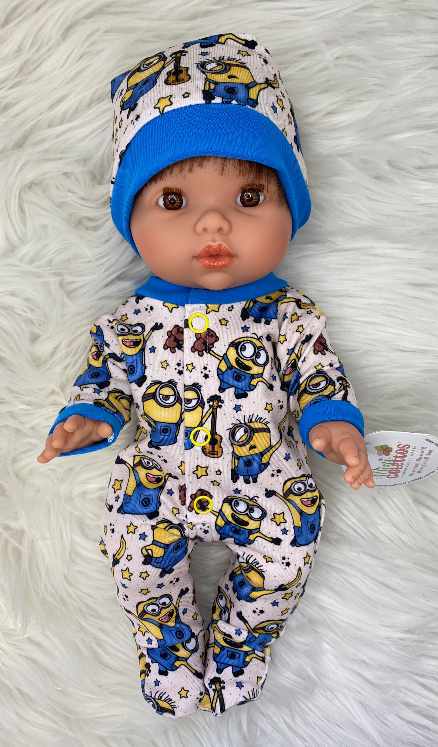 13” Yellow Guys Sleeper and Beanie