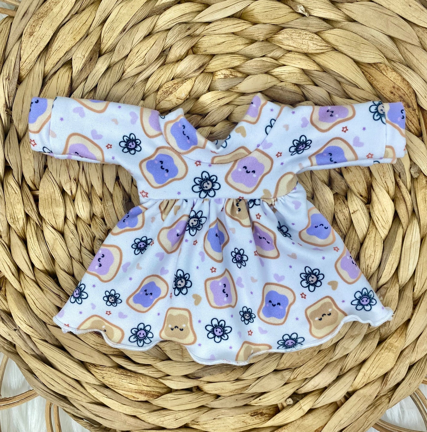 Mia PB&J Dress and 2” Bow Clip