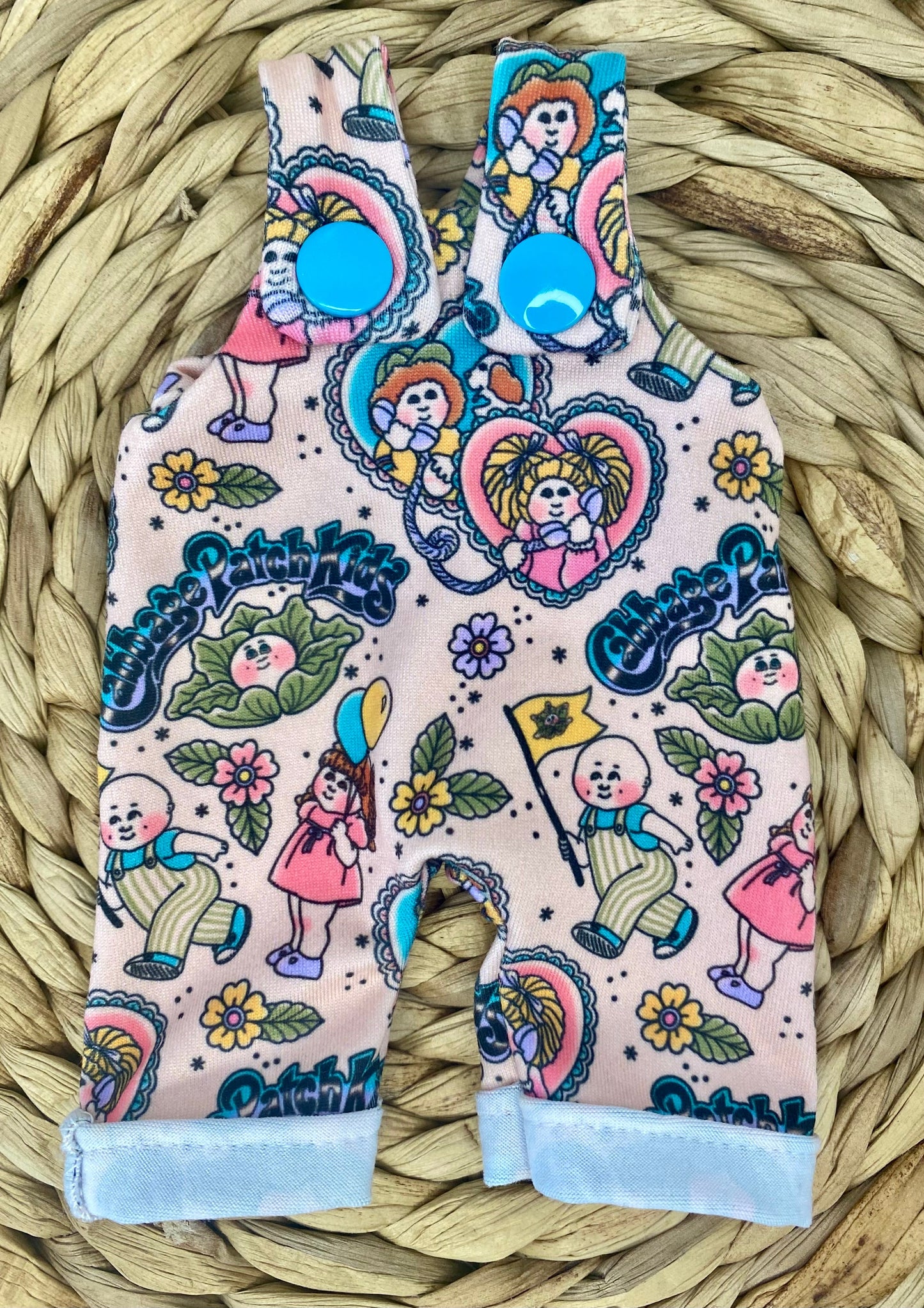 Mia CPK Overalls and Tie On Headband