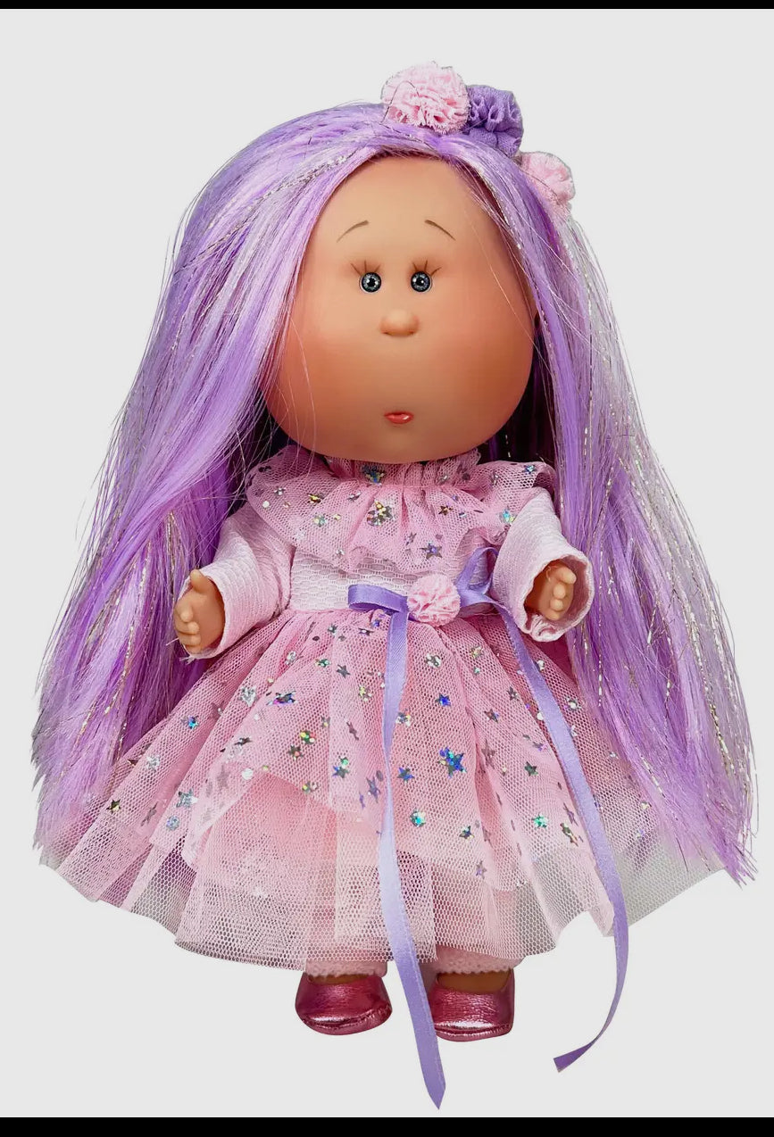 Mia Glitter Doll - Lilac