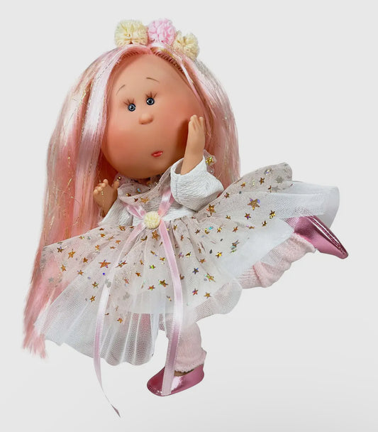 Mia Glitter Doll - Pink