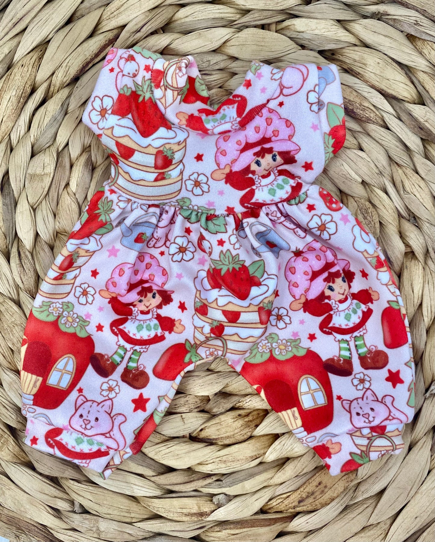 Mia Strawberry Girl Tank Bubble Romper