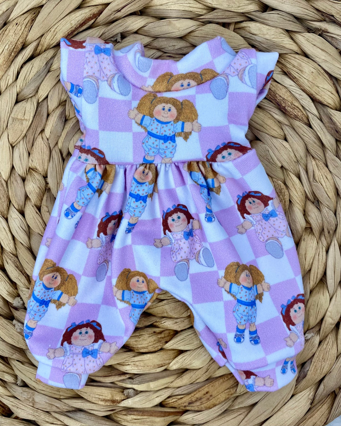 Mia CPK Tank Sleeve Bubble Romper and Tie On Headband