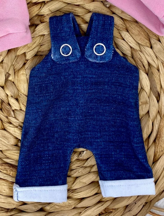 Mia/Mio Blue “Jean” Overalls