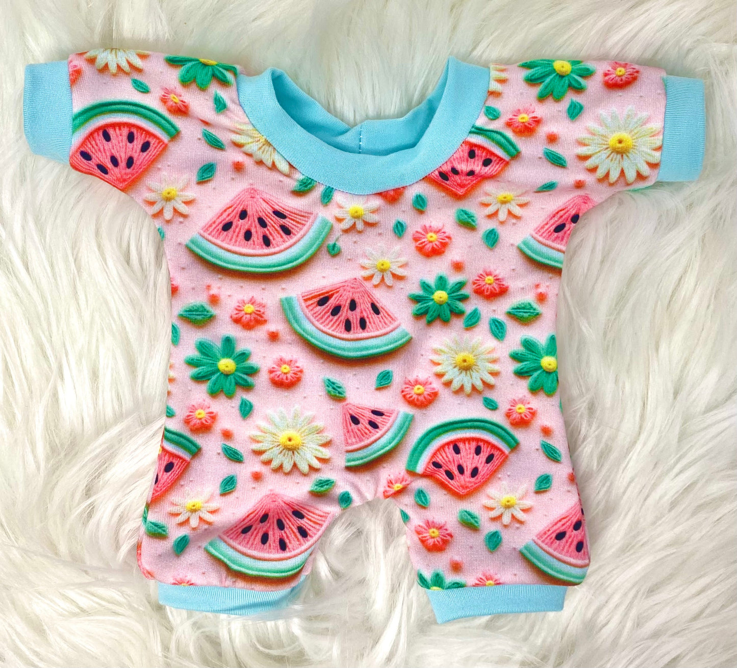 Mia 3D Watermelons Romper