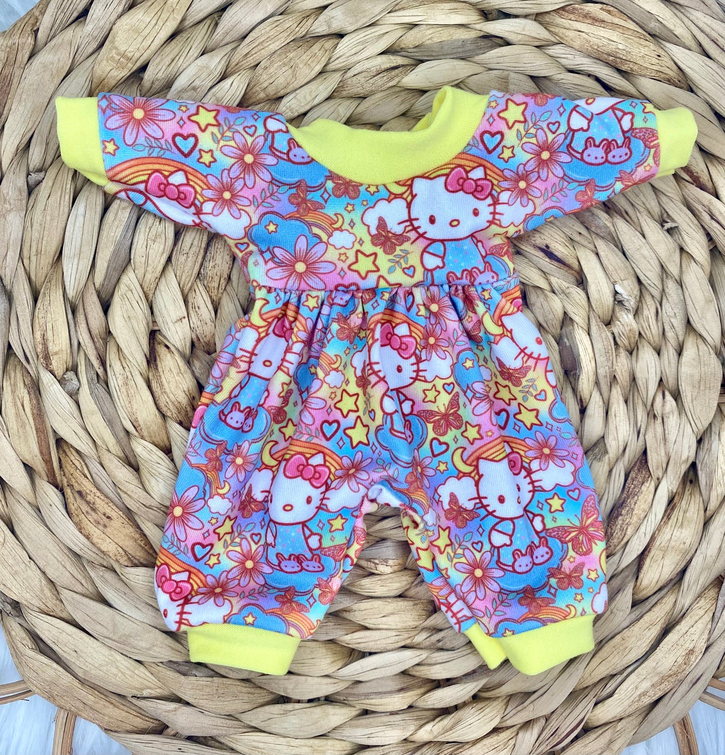 Mia Kitty Slippers Bubble Romper