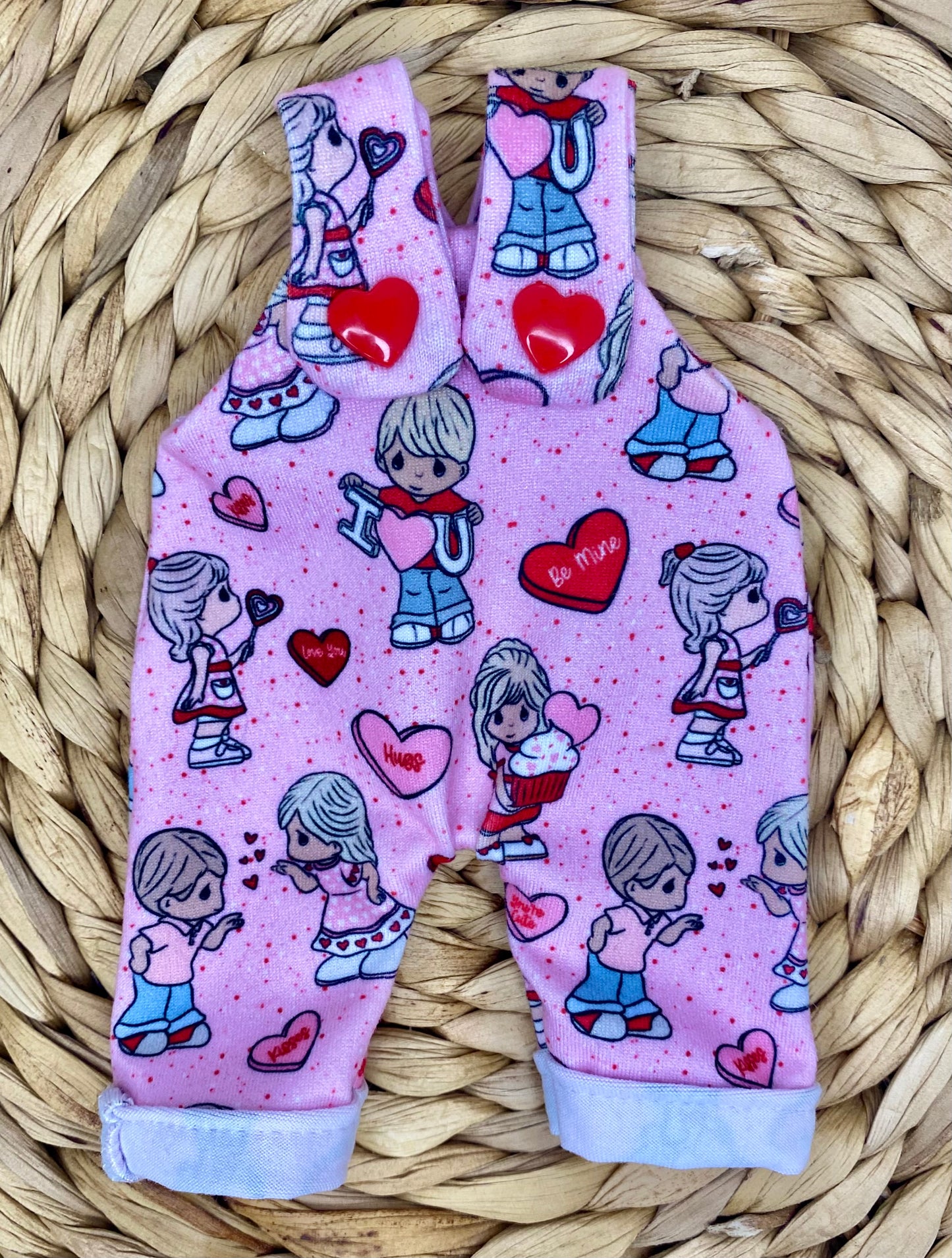 Mia Precious Valentine’s Overalls